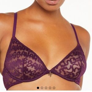 Savage Fenty late night purple bra